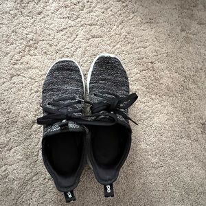Adidas black cloudfoam sneakers